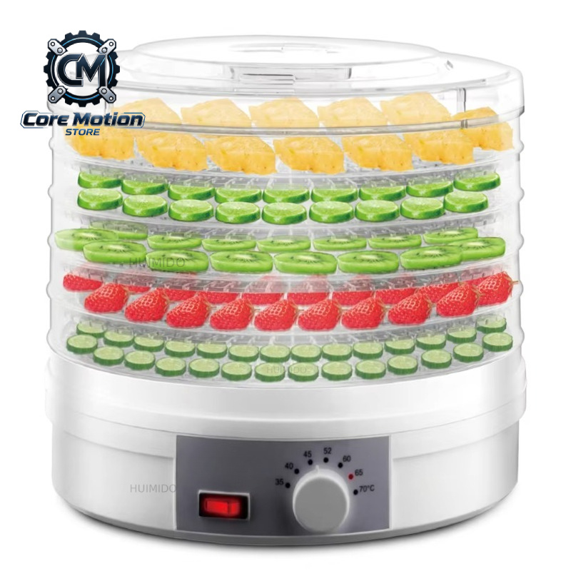 Healthy Snacks Food - เครื่องอบแห้งอาหาร 5 ชั้น ปรับอุณหภูมิได้ เครื่องอบผลไม้ ผัก