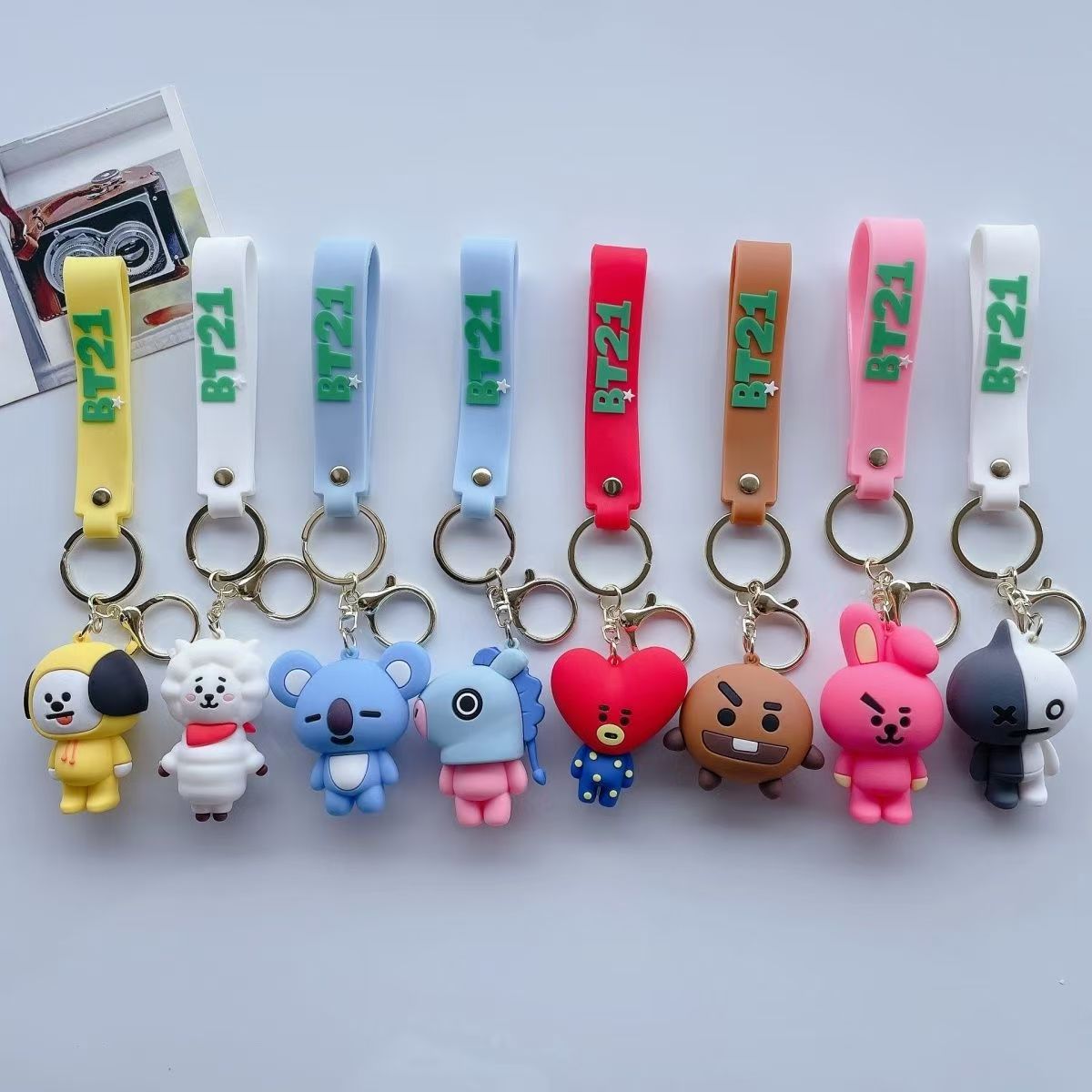 Cookies Pack - @BT21 พวงกุญแจ Koya RJ Shooky Cooky