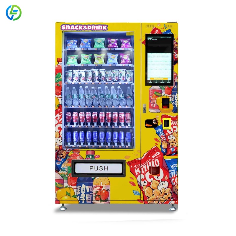 Food Snacks Drinks - ตู้จำหน่ายอาหารและเครื่องดื่ม 24 ชั่วโมง แบบอัตโนมัติ รองรับการชำระด้วยเหรียญ ธนบัตร