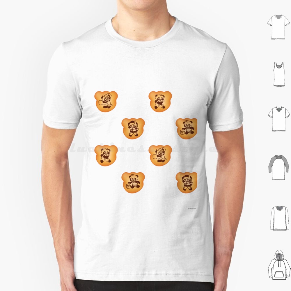 Chocolate Snack - เสื้อยืดลายเฮลโลแพนด้า ไซส์ 6XL ผ้าฝ้าย เท่ห์ น่ารัก