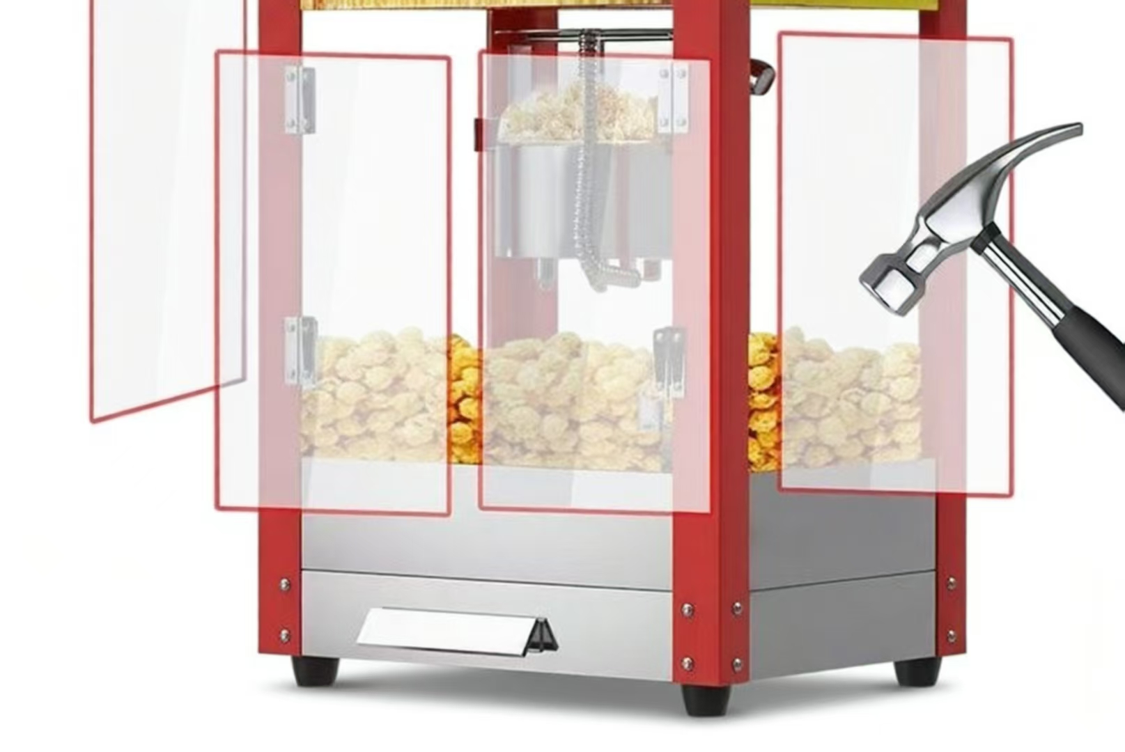 เครื่องทำป๊อปคอร์นไฟฟ้าแบบอัตโ - Popcorn บทวิจารณ์และราคา