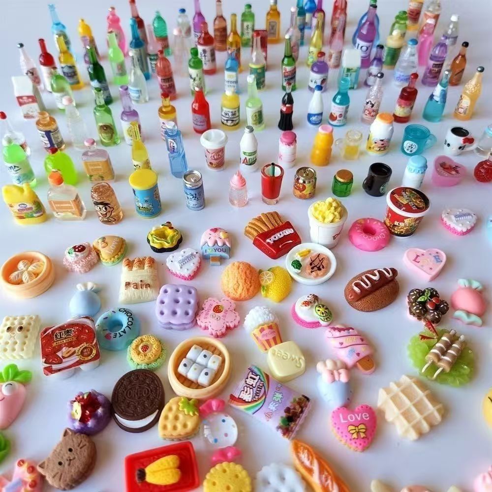 ของเล่นอาหารจิ๋ว ของเล่นเรซิ่น - Food Snacks Drinks บทวิจารณ์และราคา