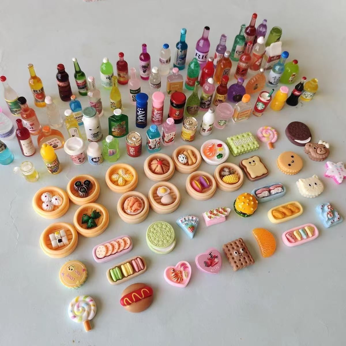 ของเล่นอาหารจิ๋ว ของเล่นเรซิ่น - Food Snacks Drinks บทวิจารณ์และราคา