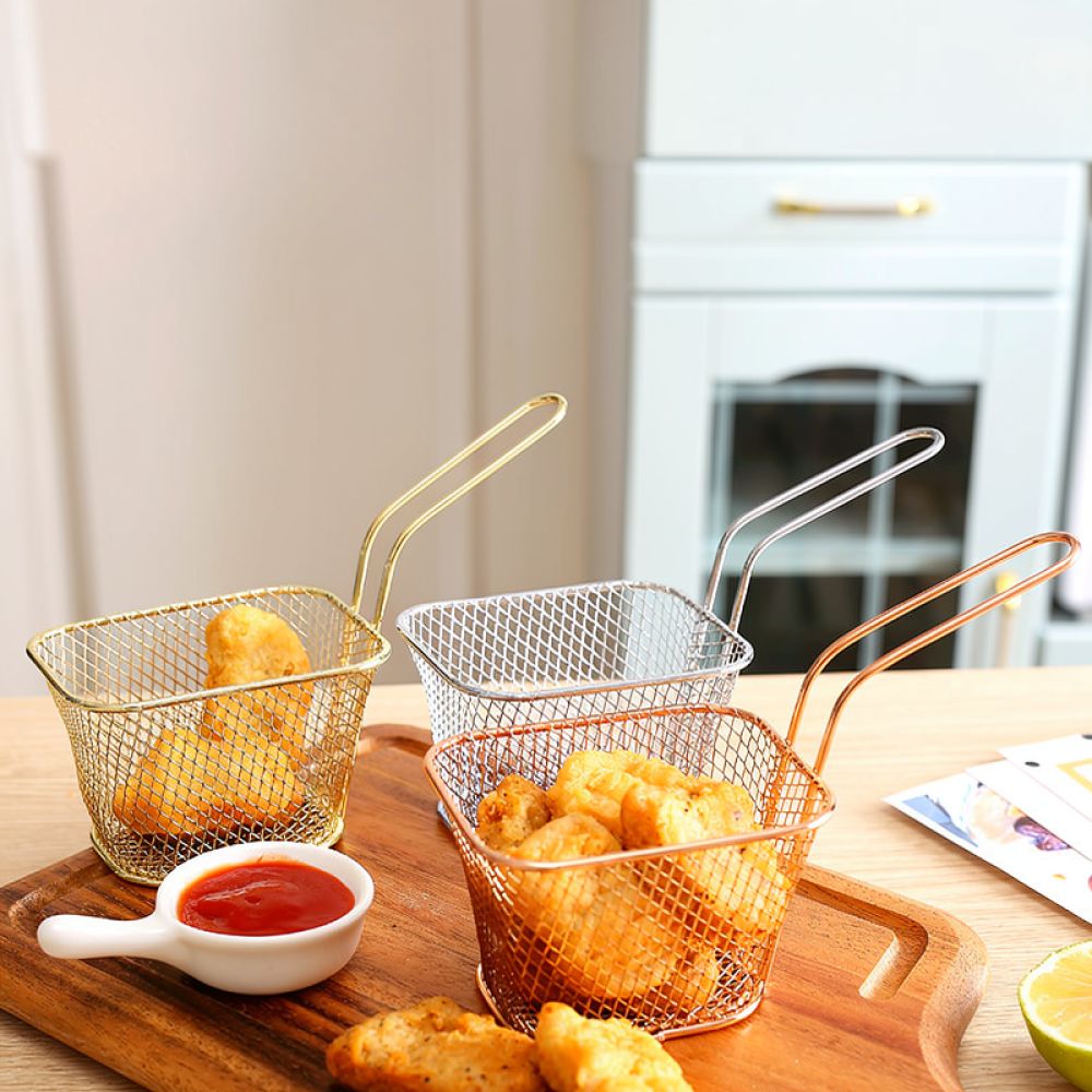 ตะกร้าทอดสี่เหลี่ยมจิ๋วสำหรับต - Food Snacks Catering บทวิจารณ์และราคา